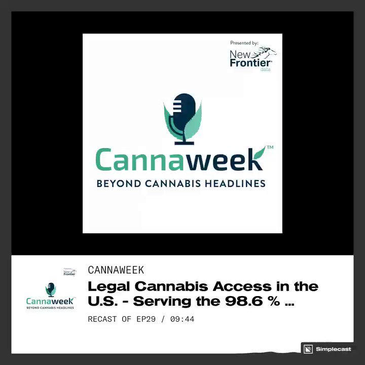 In our latest Cannaweek #podcast, we are joined by David Culver of @CanopyGrowth, as we shift our focus from individual state elections to the national conversation surrounding #cannabis #legalization...