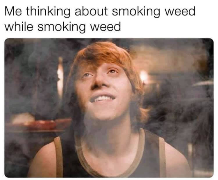 Thinking Smoking Weed Funny Weedmemes